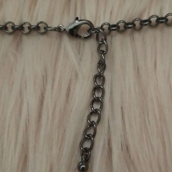 Free Press Emerald Green Cross Necklace Gothic - Picture 6 of 12